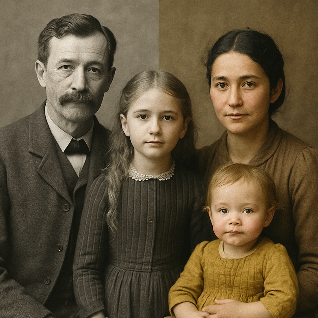 Colorisation professionnelle de photos anciennes en haute définition